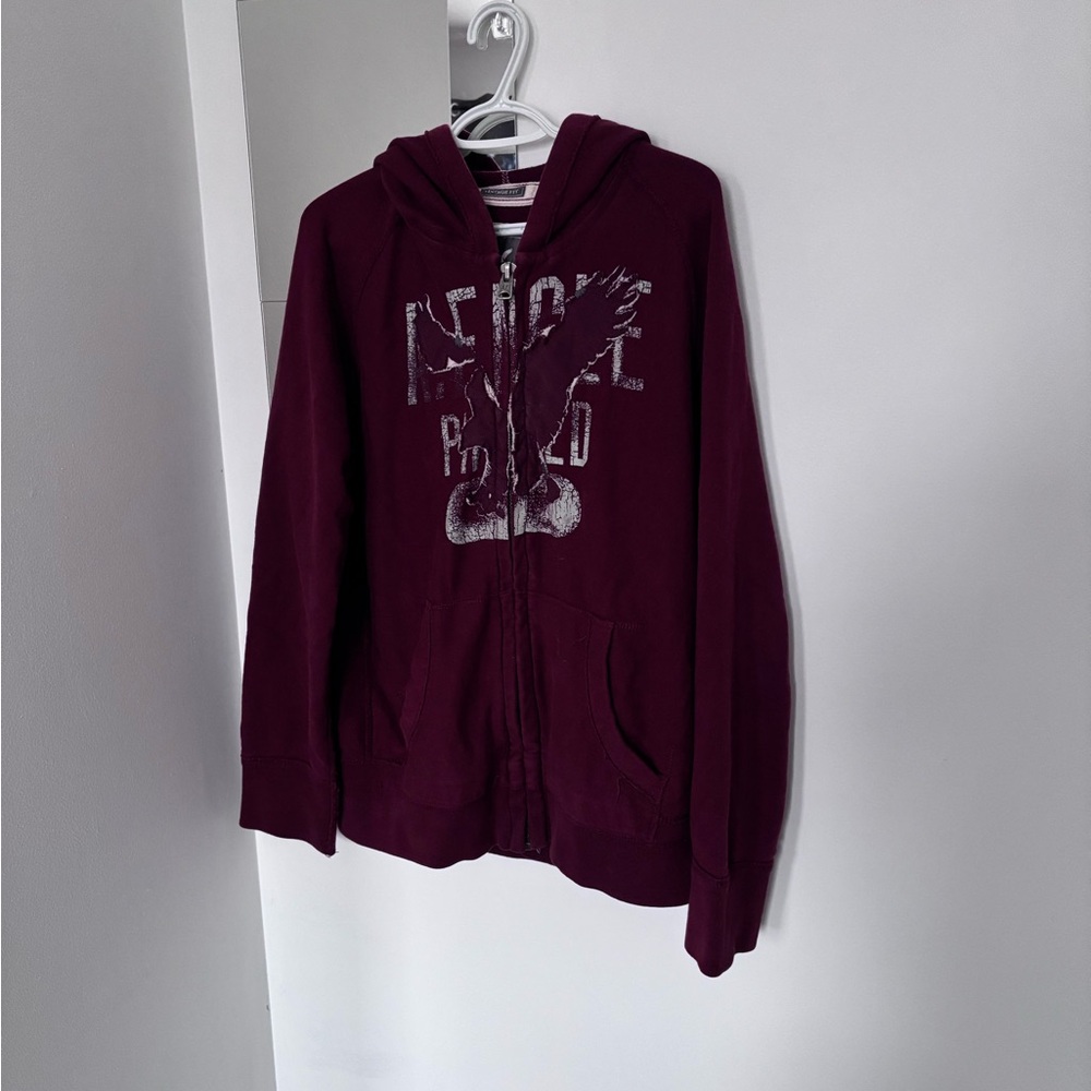 American Eagle Graphic Full Zip Hoodie